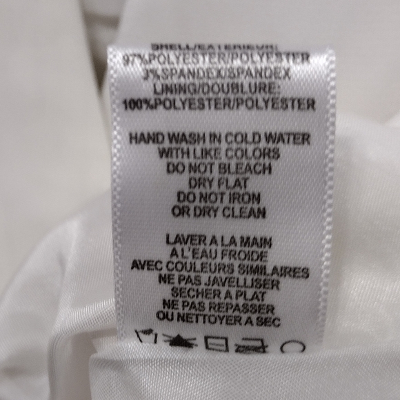 NWT Bishop & Young Blazer Women's M White Office Career Business Casual Retro - Picture 9 of 12